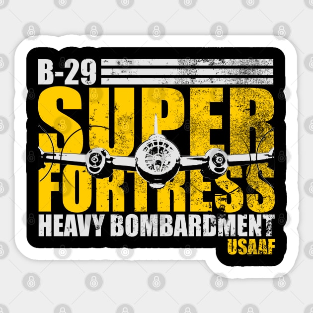 B-29 Superfortress (distressed) Sticker by TCP